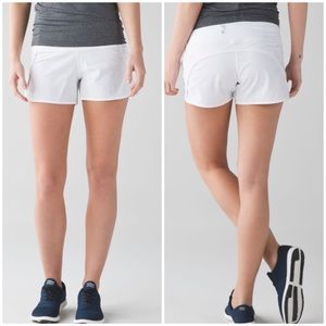 Lululemon Run Times Short 4” White Size 8